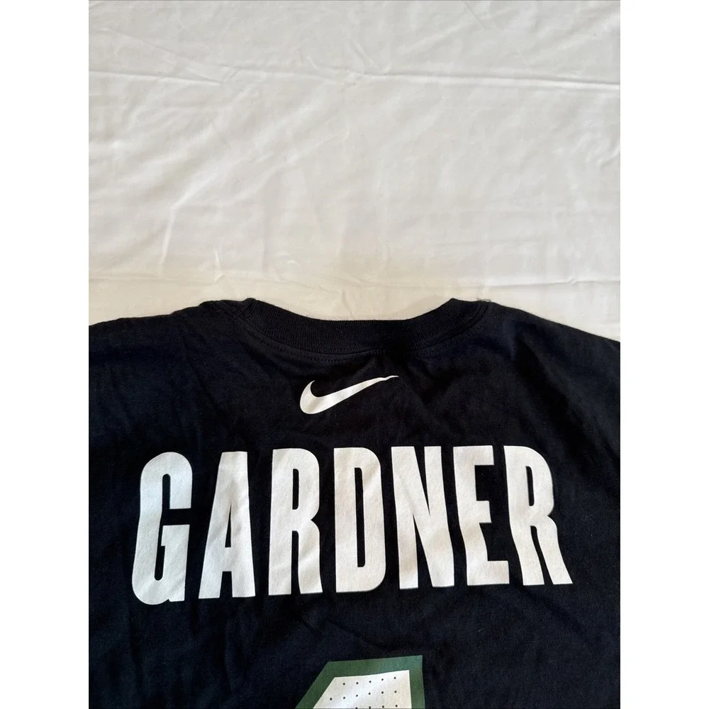 New York Jets Sauce Gardner #1 T-Shirt Nike Men's Sz M Black